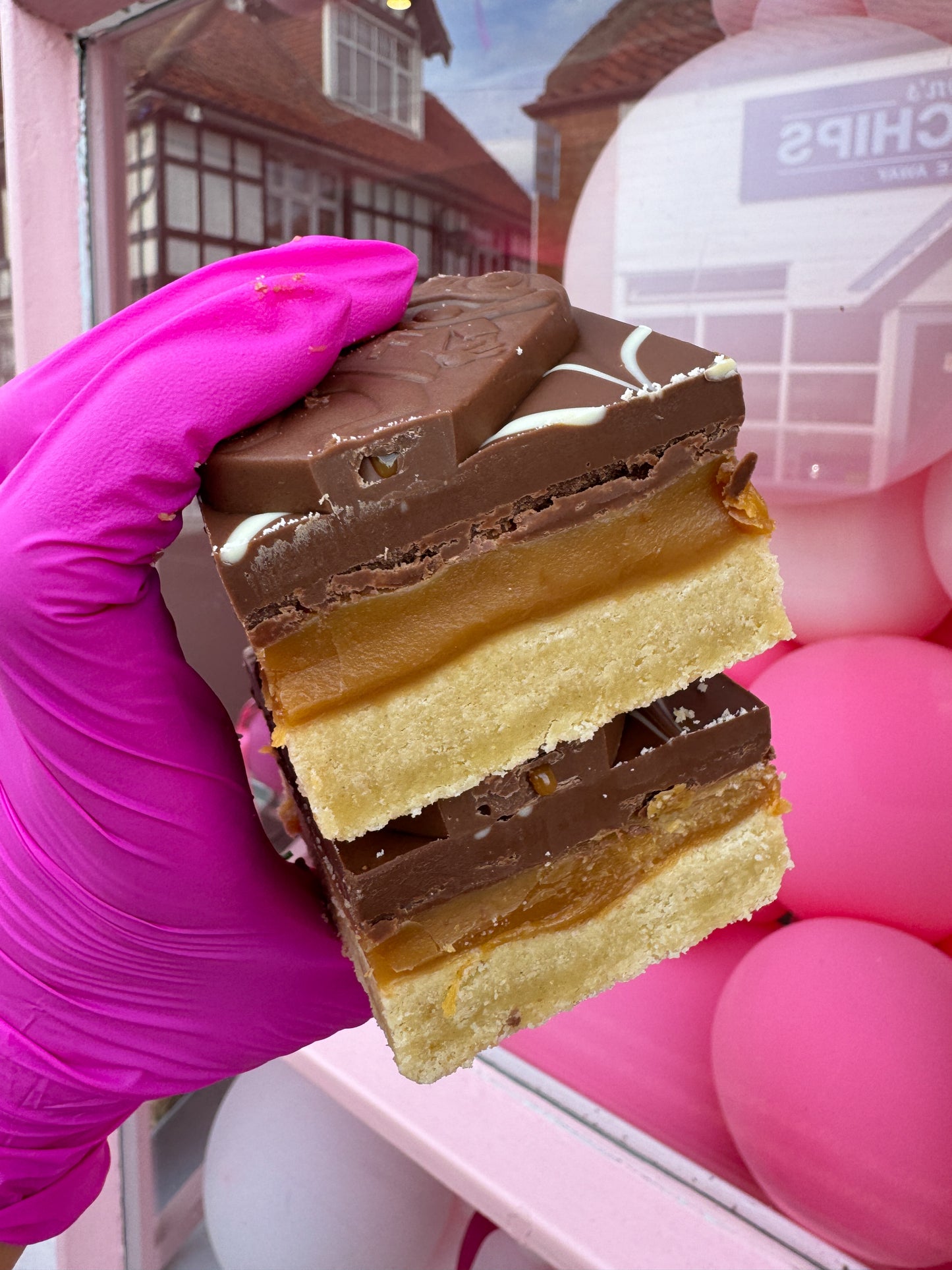 Caramel Freddo Millionaire Shortbread