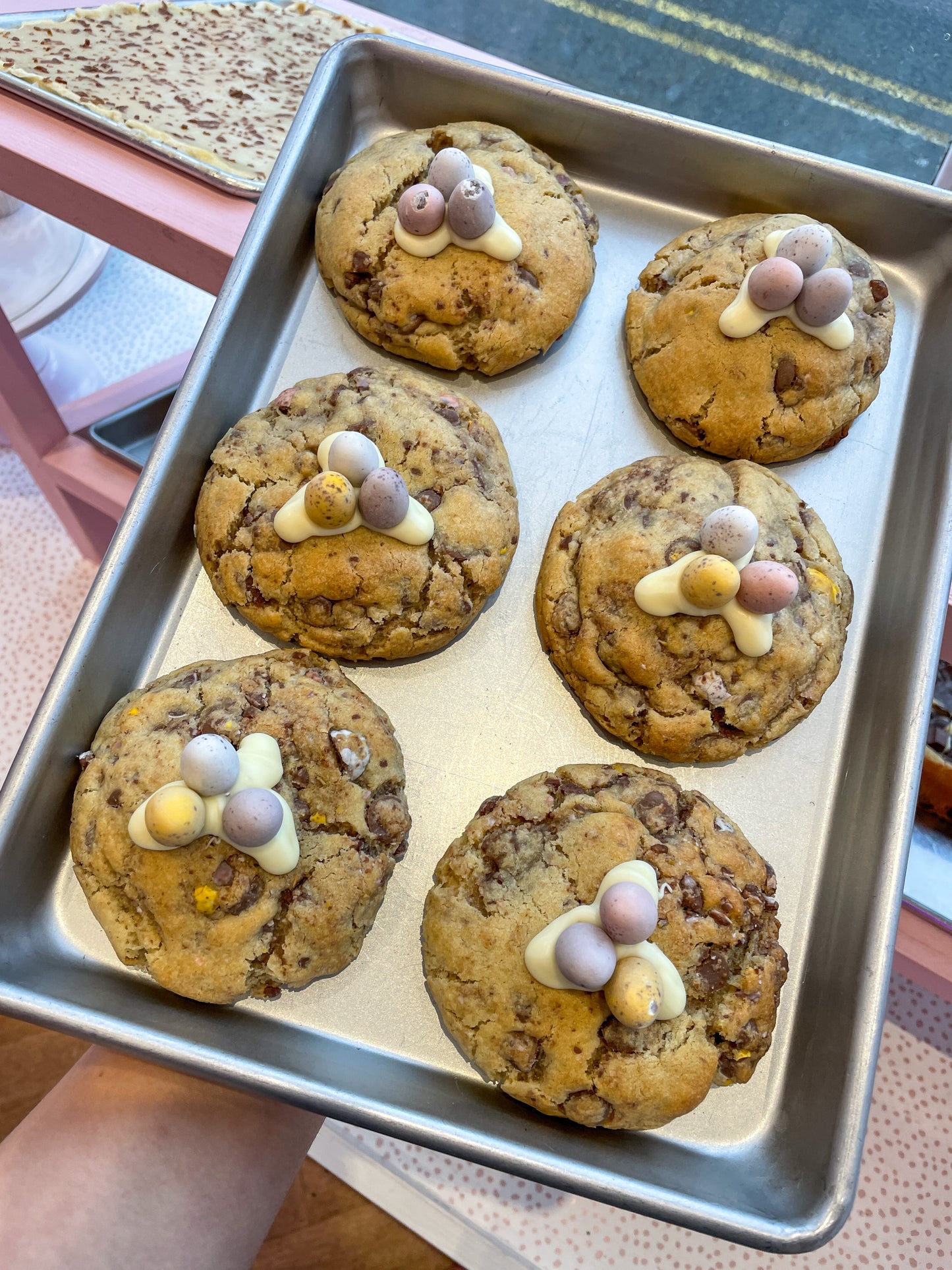 Mini Egg Stuffed Cookie